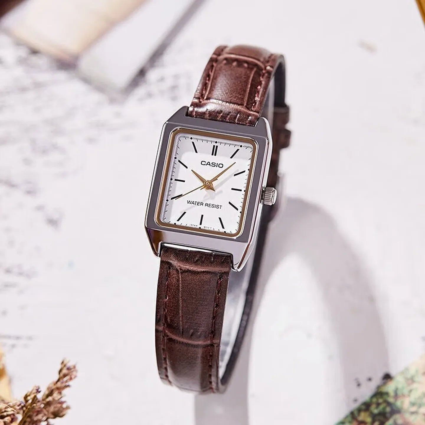 LTP-V007L Series Retro Casual Women'S Quartz Watch Classic Light Luxury Waterproof Pointer Scale Watch