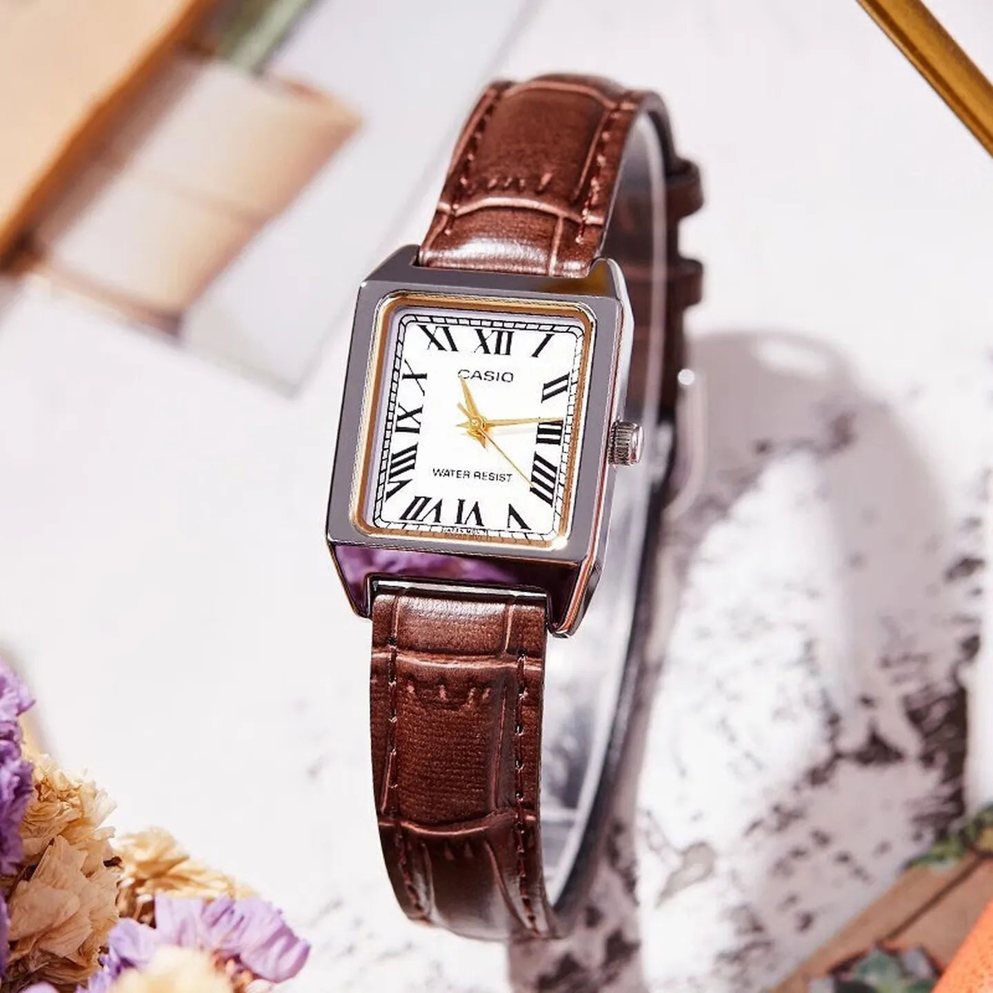 LTP-V007L Series Retro Casual Women'S Quartz Watch Classic Light Luxury Waterproof Pointer Scale Watch